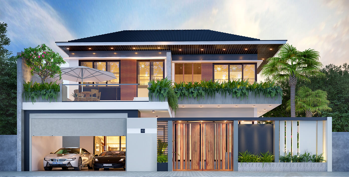 Biet Thự Hiện Đại - 15